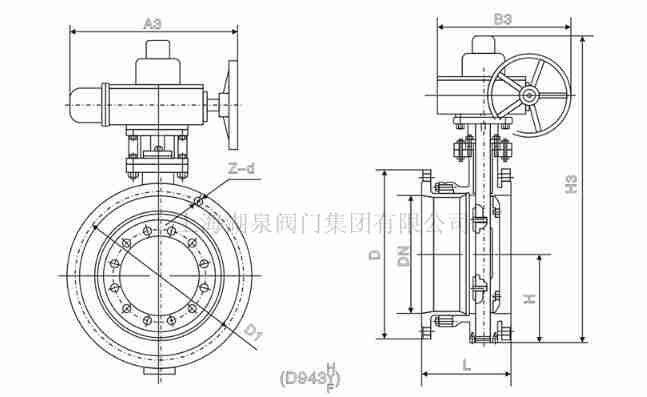 防爆電動(dòng)蝶閥生產(chǎn)廠家MD943H-16C dn400