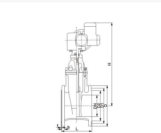 z945x-16Q DN300暗桿彈性座封法蘭電動閘閥